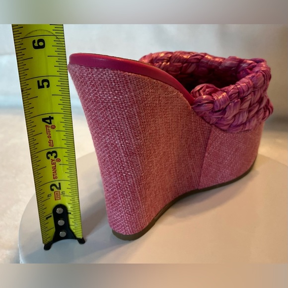 Women’s Pink Wedges Size 7.5 by Mata - Picture 12 of 15